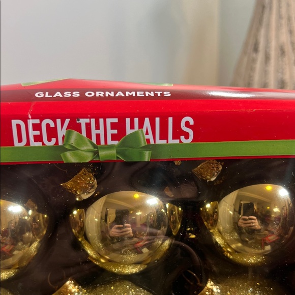 Gold Glass Ornaments Set - Picture 3 of 5